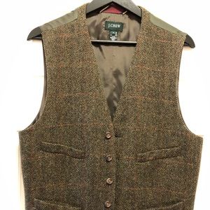 J Crew Wool Tweed Vest M